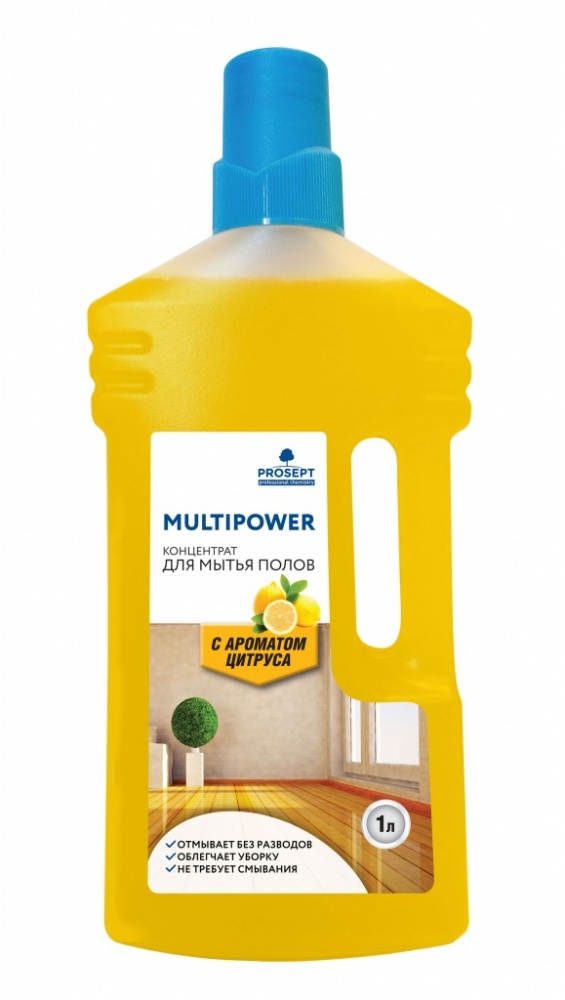 Multipower. Средство для мытья полов с ароматом цитруса