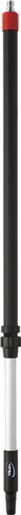 Телескопическая алюминиевая ручка с подачей воды и с бытроразъемным соединением, 1060 — 1600 мм, Ø32 мм