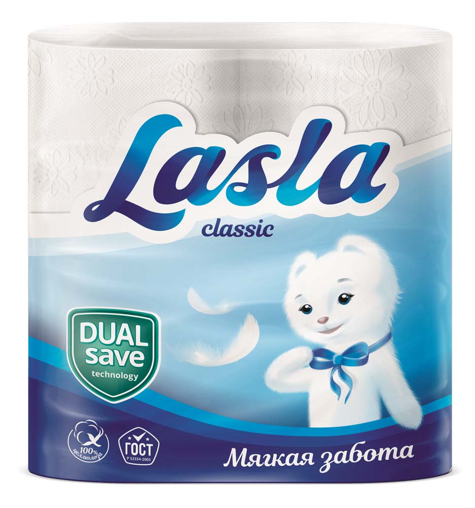 LASLA Classic с тиснением и перфорацией 100% целлюлоза